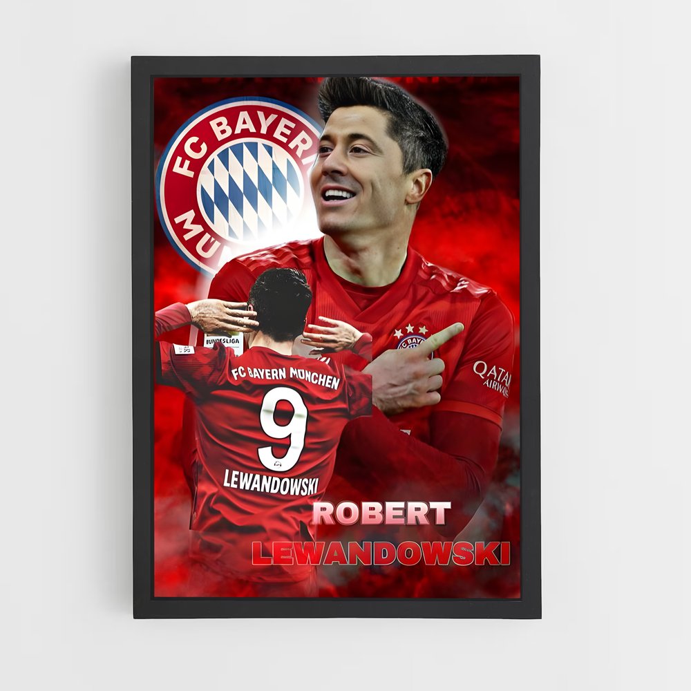 ap-robert lewandowski-4 cadre Noir