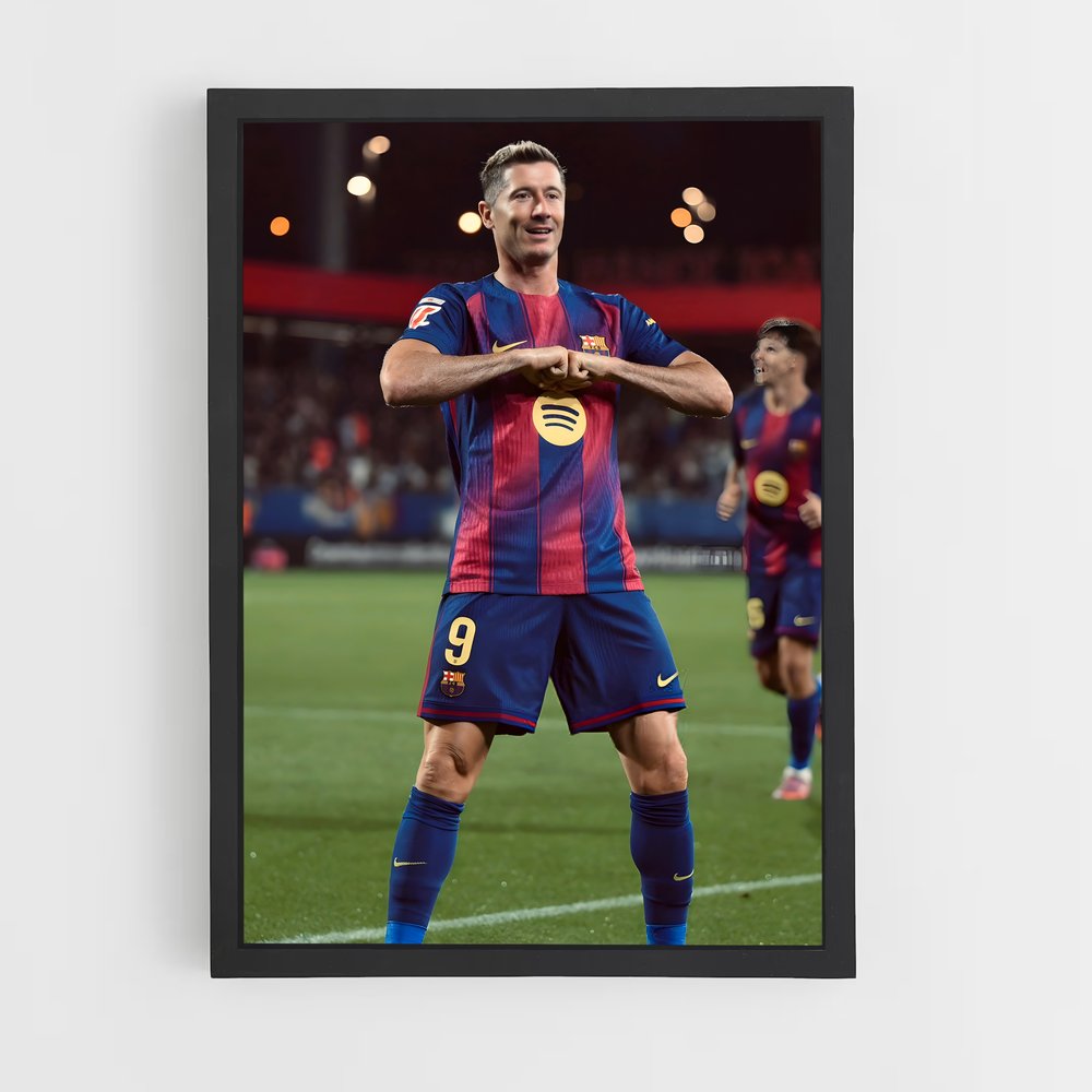 ap-robert lewandowski-8 cadre Noir