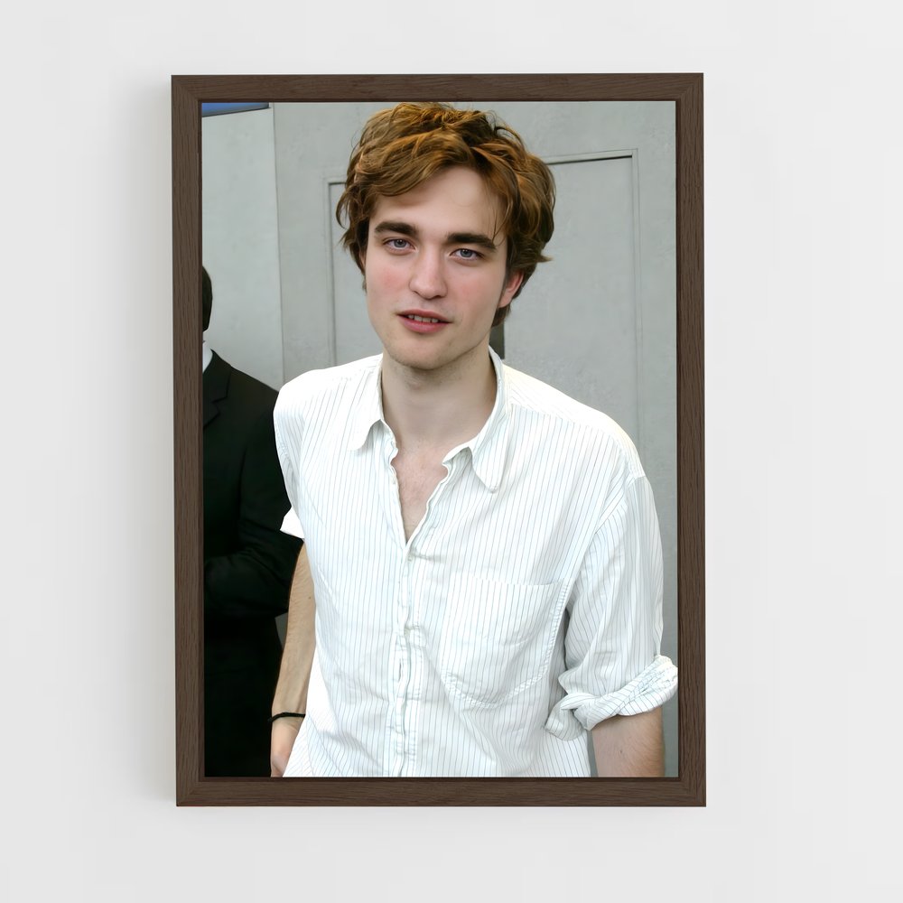 ap-robert pattinson-6 cadre Bois foncé