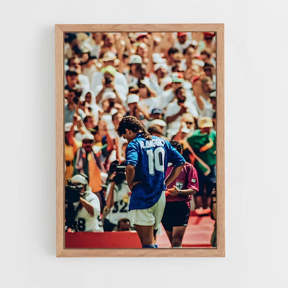 ap-roberto baggio-1 cadre Bois clair