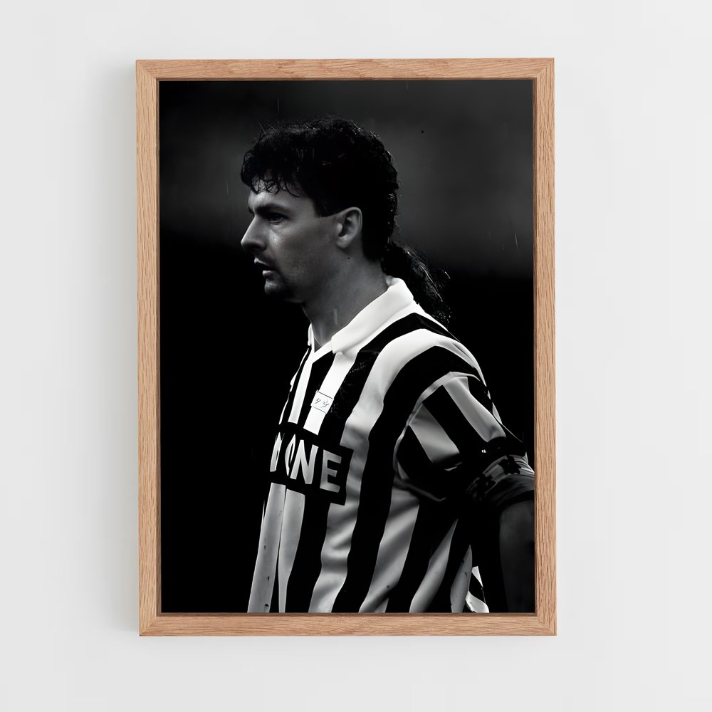 ap-roberto baggio-11 cadre Bois clair