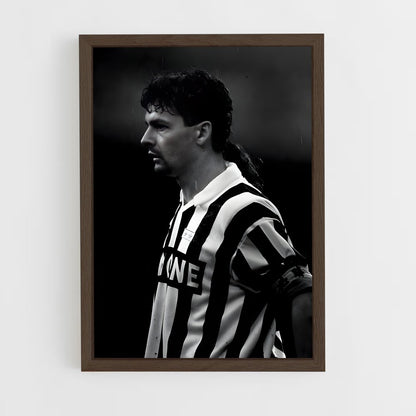 ap-roberto baggio-11 cadre Bois foncé