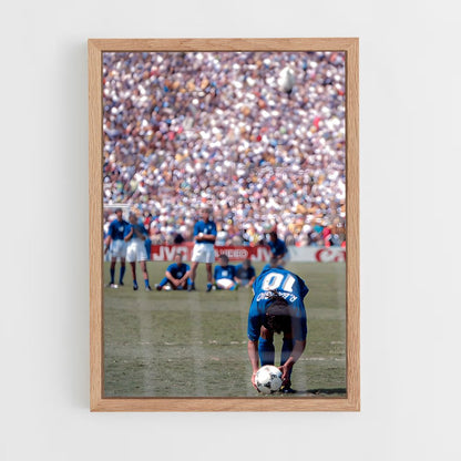 ap-roberto baggio-8 cadre Bois clair