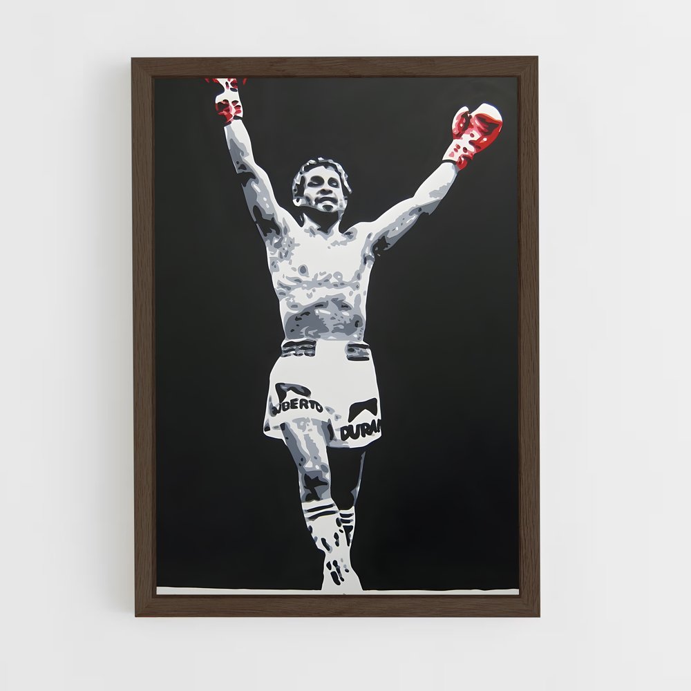 ap-roberto duran-3 cadre Bois foncé