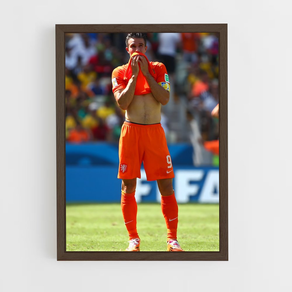 ap-robin van persie-1 cadre Bois foncé