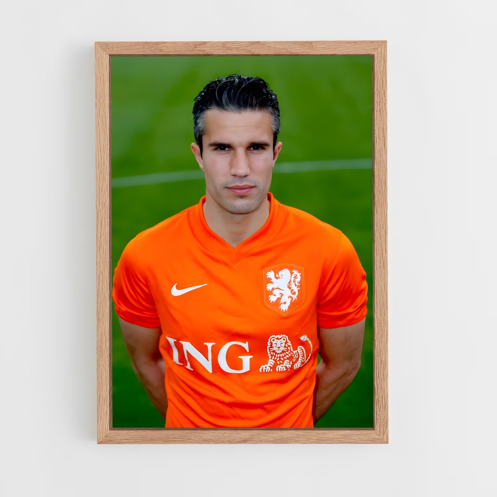 ap-robin van persie-4 cadre Bois clair