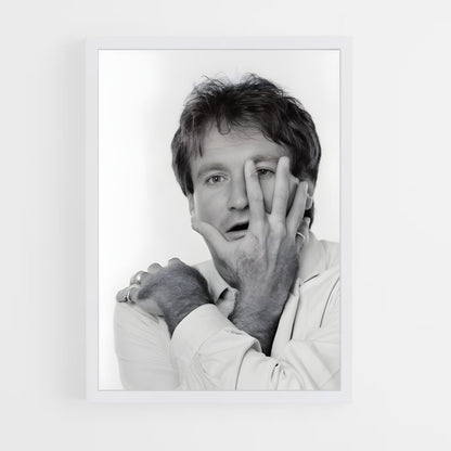 ap-robin williams-7 cadre Blanc