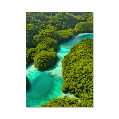 Poster Lagune Azur
