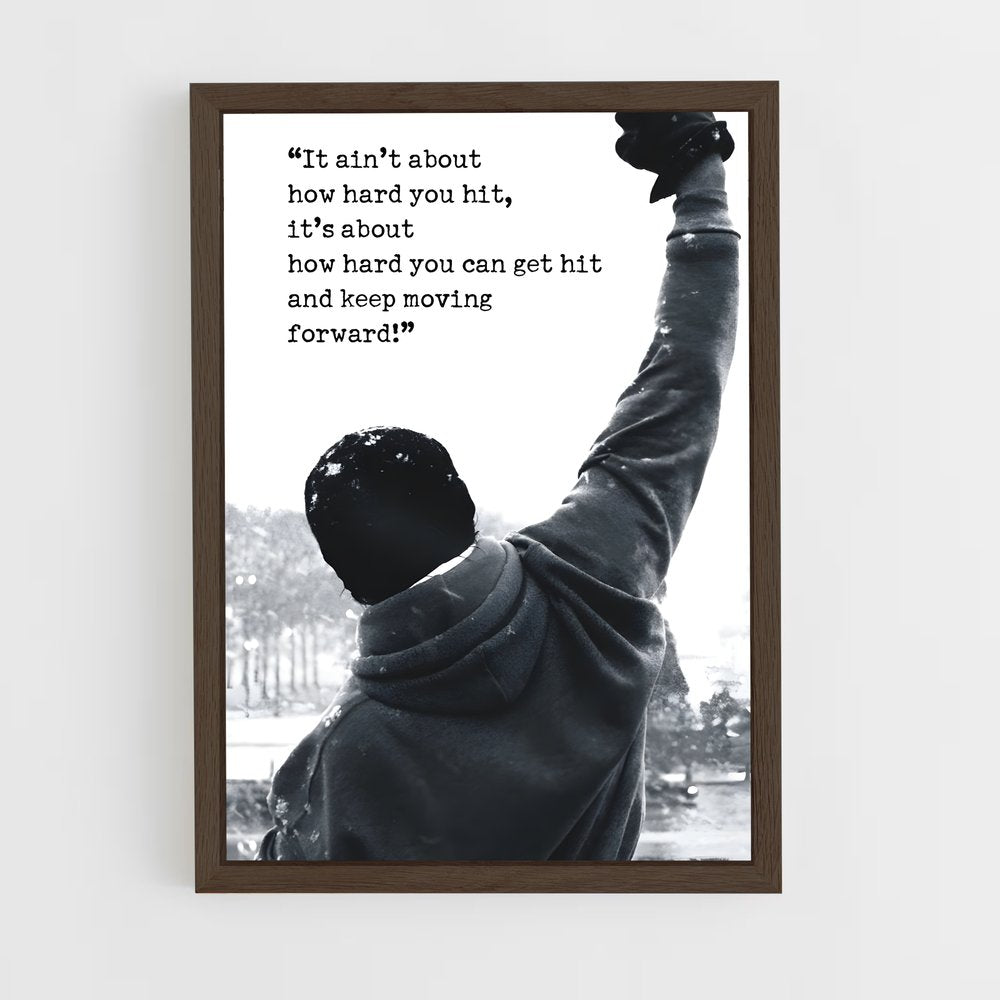 ap-rocky balboa-1 cadre Bois foncé