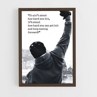 ap-rocky balboa-1 cadre Bois foncé