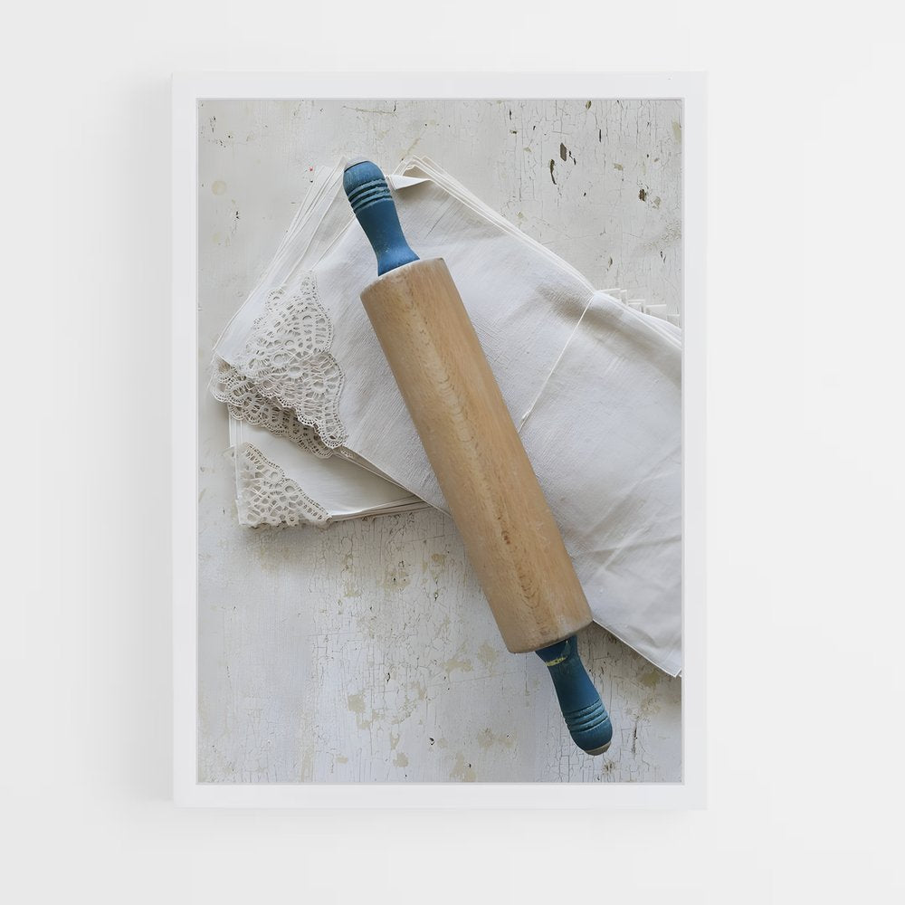 ap-rolling pin-4 cadre Blanc