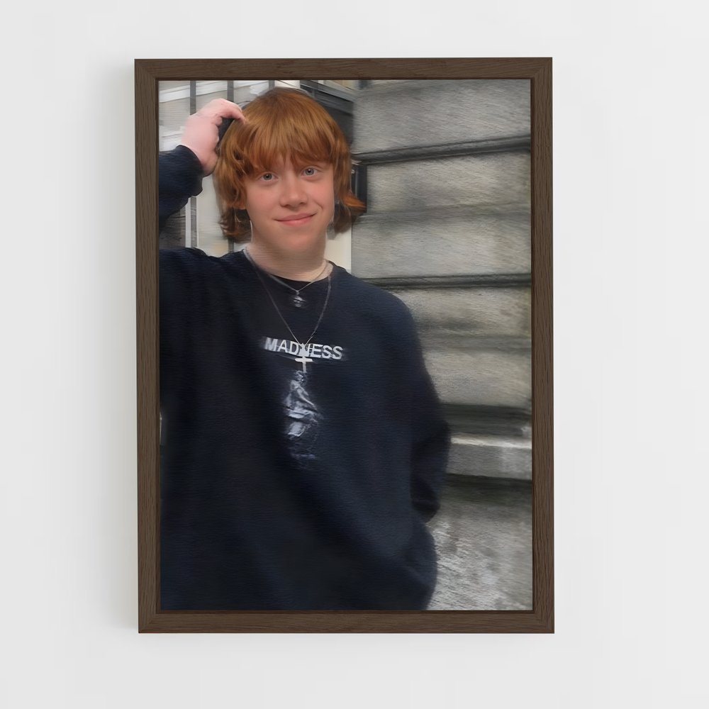 ap-ron weasley-4 cadre Bois foncé