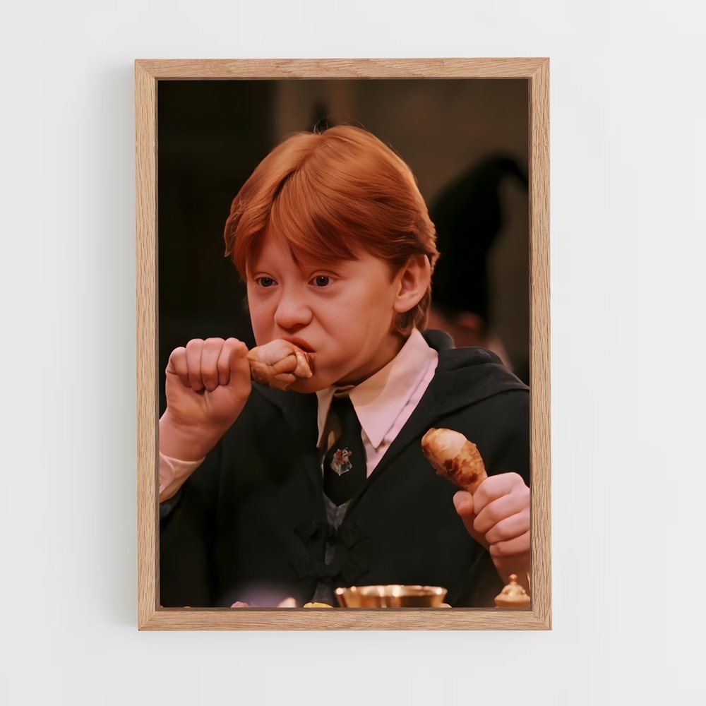 ap-ron weasley-5 cadre Bois clair