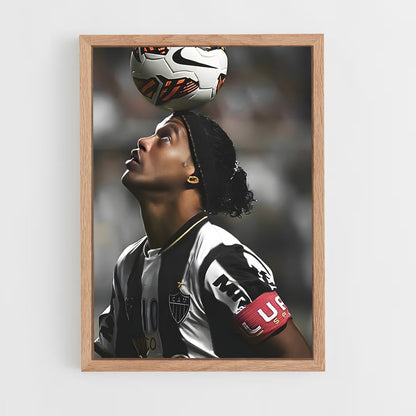ap-ronaldinho-4 cadre Bois clair