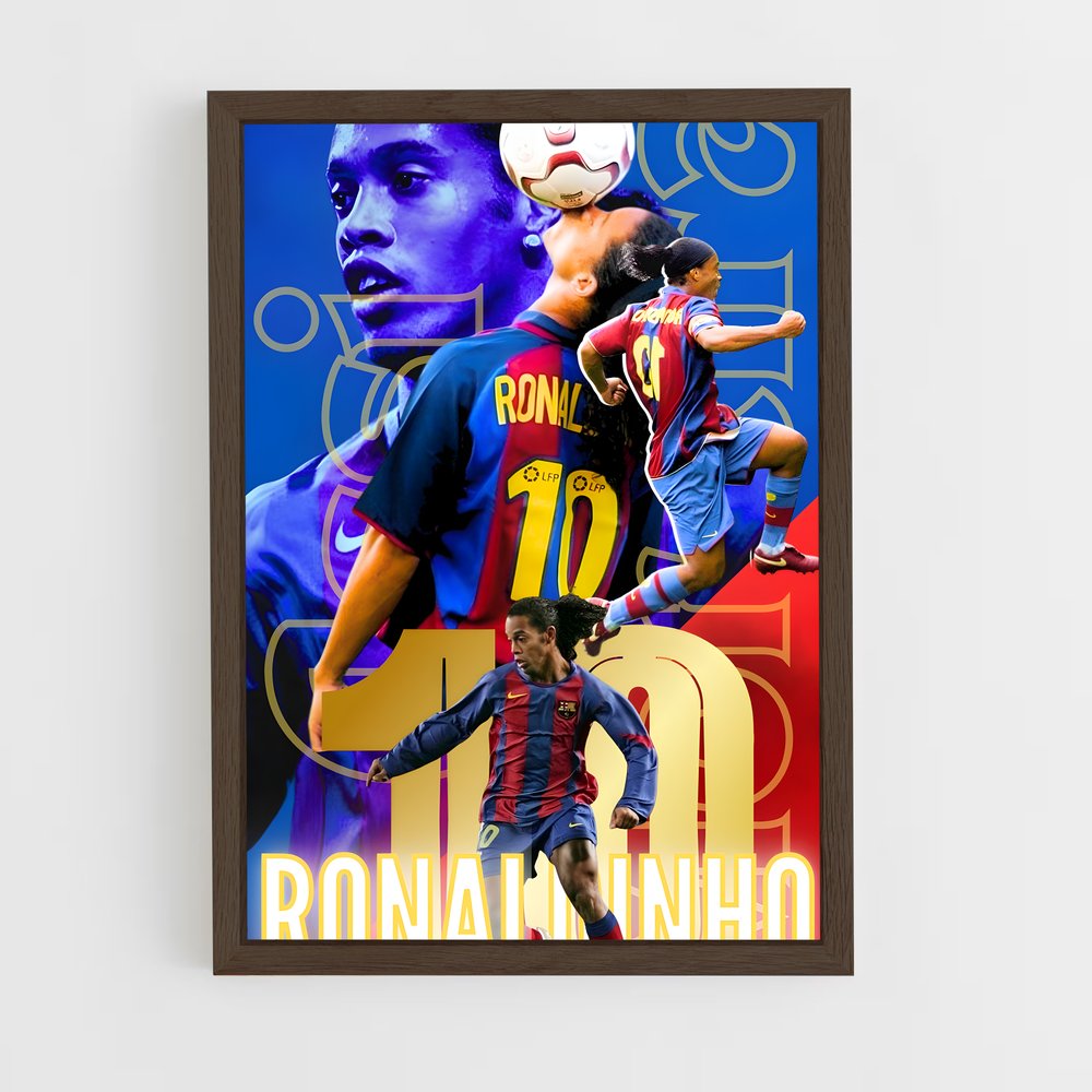 ap-ronaldinho-6 cadre Bois foncé