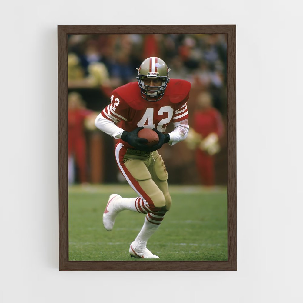 ap-ronnie lott-1 cadre Bois foncé