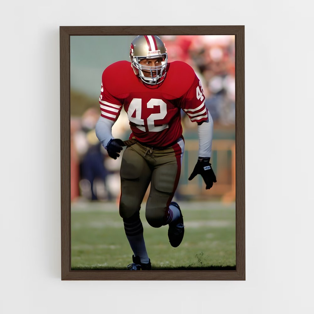 ap-ronnie lott-2 cadre Bois foncé
