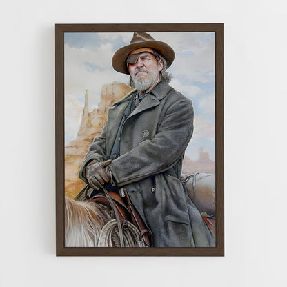 ap-rooster cogburn-1 cadre Bois foncé