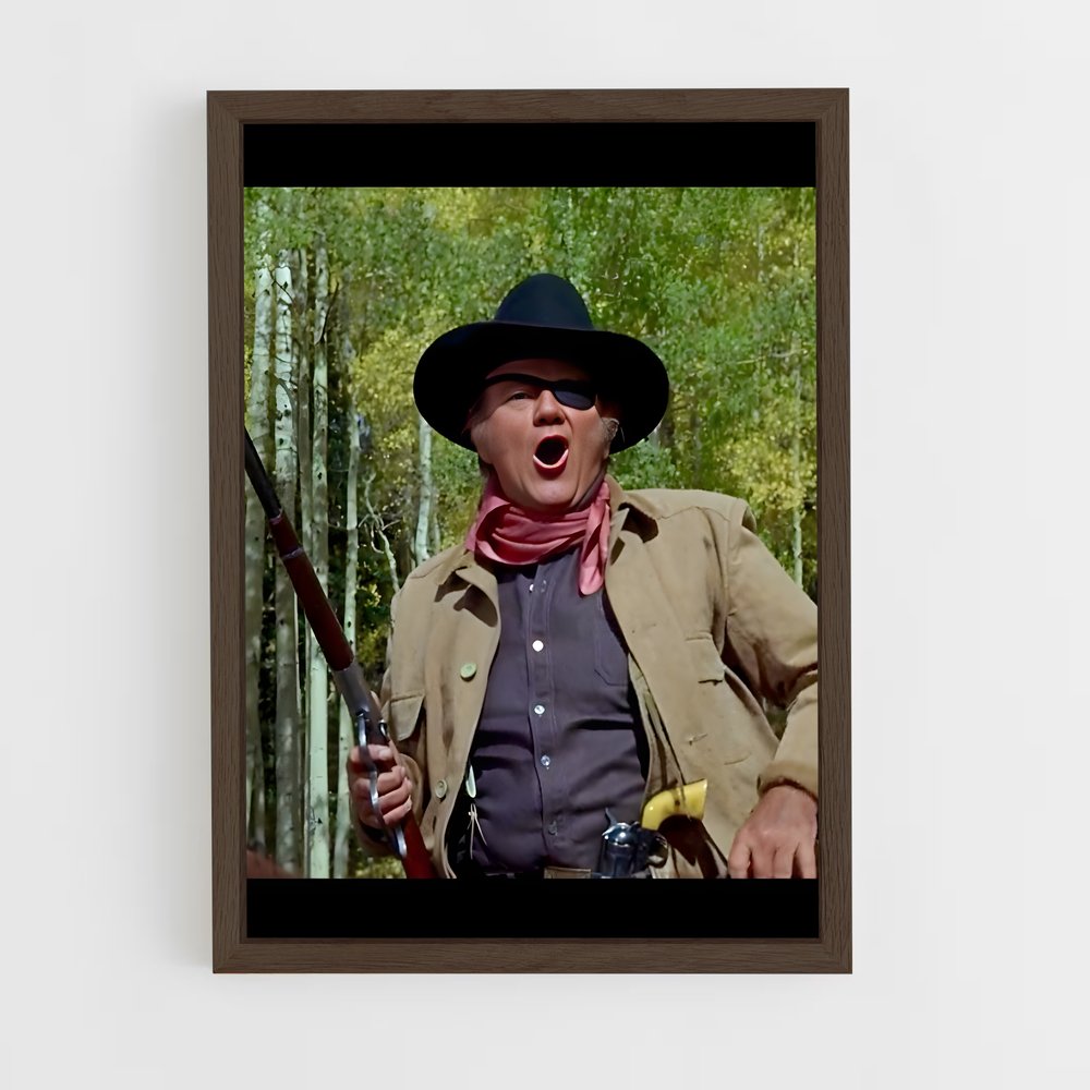 ap-rooster cogburn-6 cadre Bois foncé