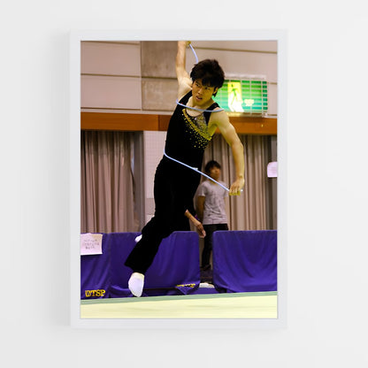 ap-rope rhythmic gymnastics-7 cadre Blanc