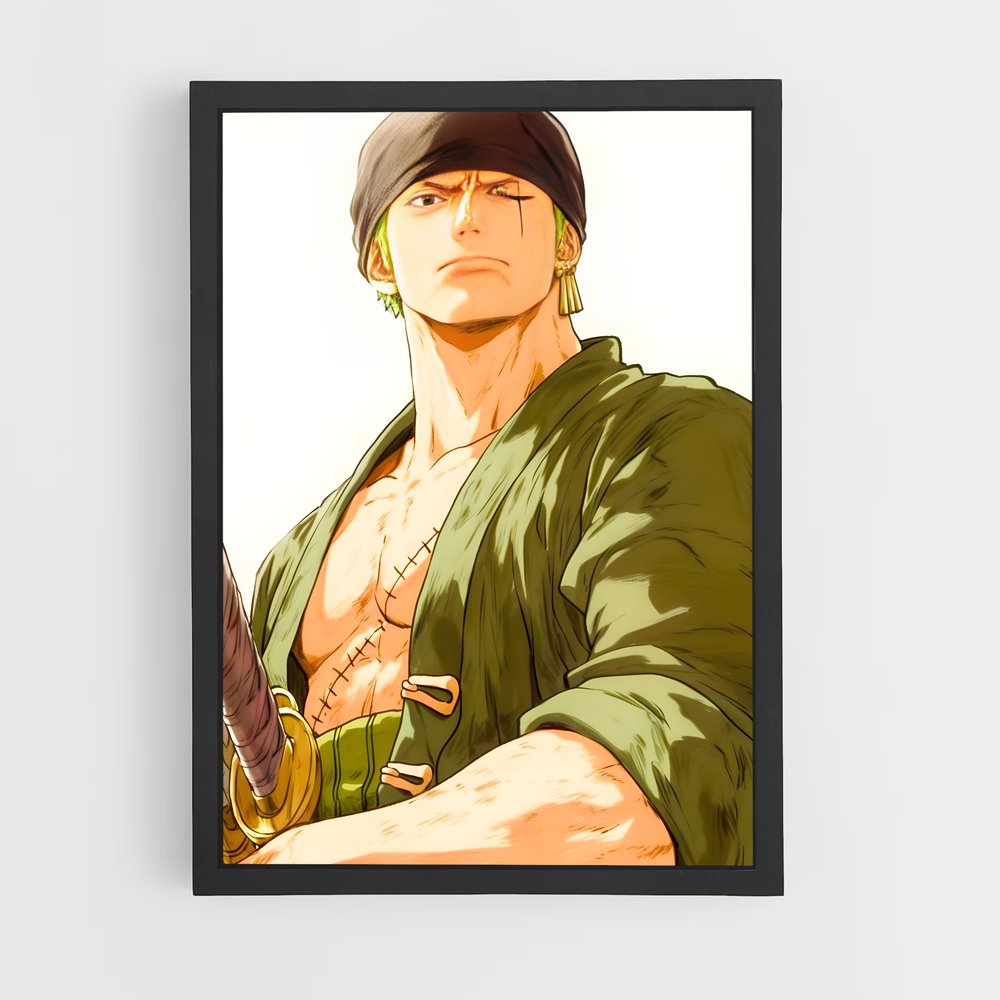 ap-roronoa zoro-2 cadre Noir