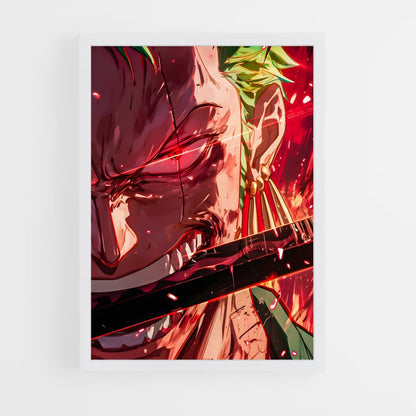 ap-roronoa zoro-5 cadre Blanc