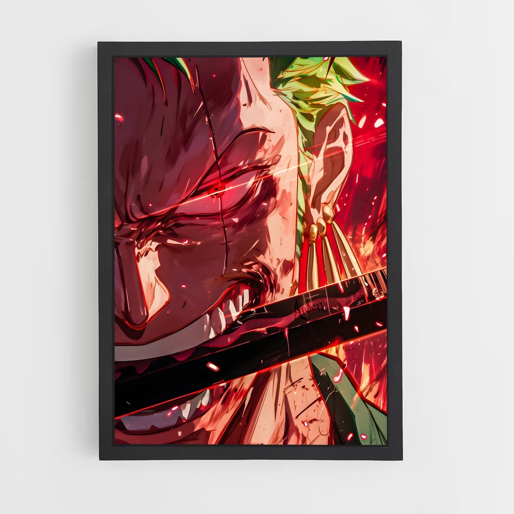 ap-roronoa zoro-5 cadre Noir