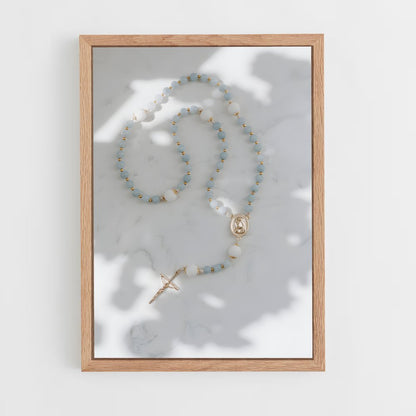 ap-rosary-7 cadre Bois clair