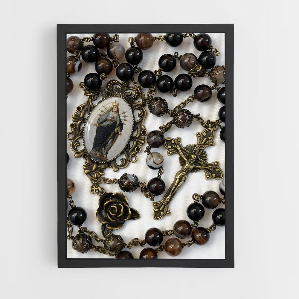 ap-rosary-9 cadre Noir