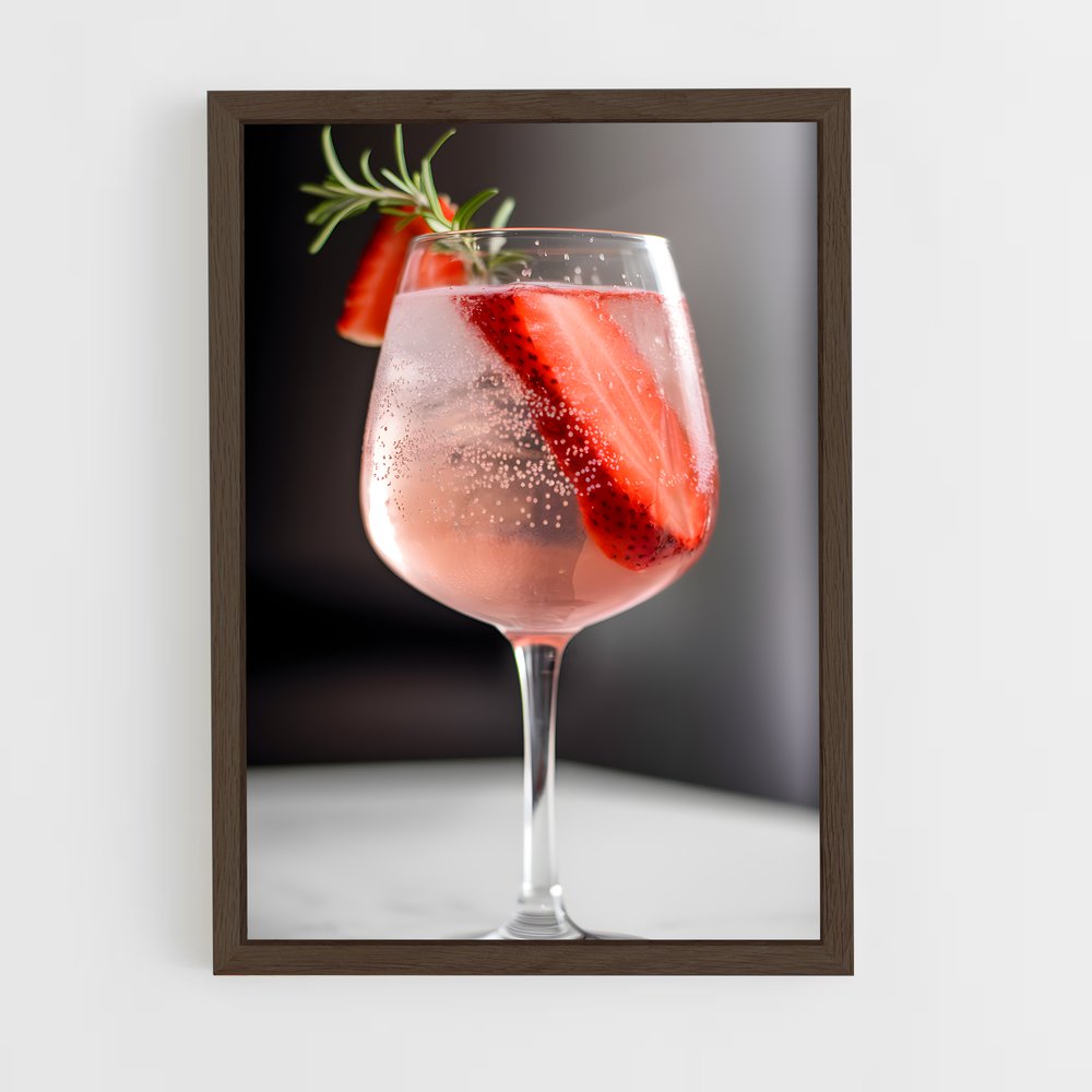 ap-rose wine-2 cadre Bois foncé