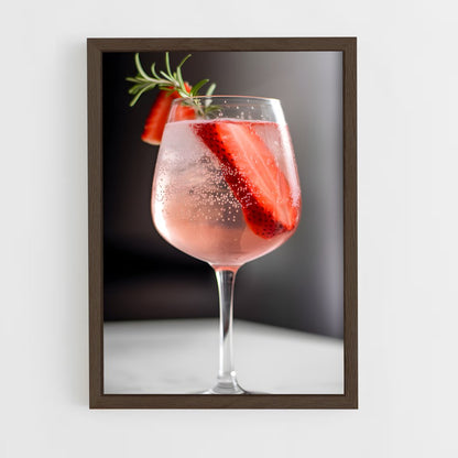 ap-rose wine-2 cadre Bois foncé