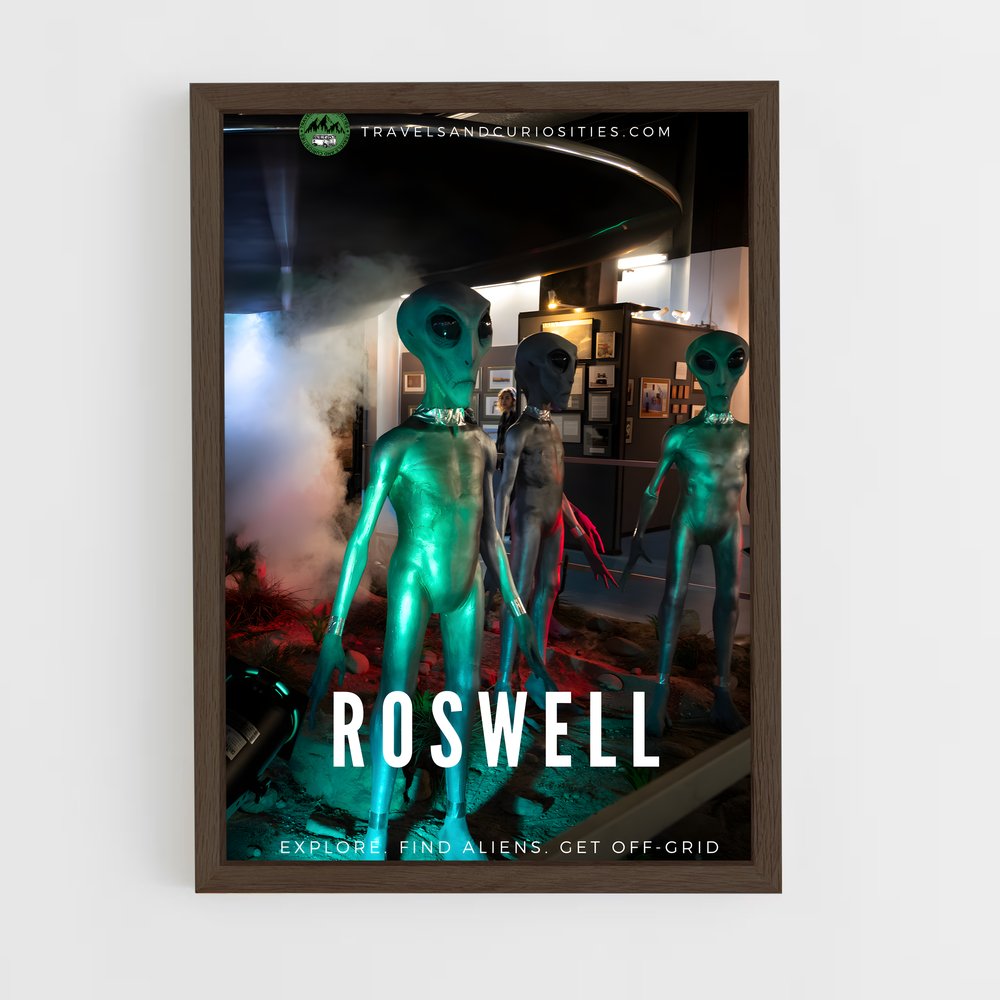 ap-roswell incident-2 cadre Bois foncé