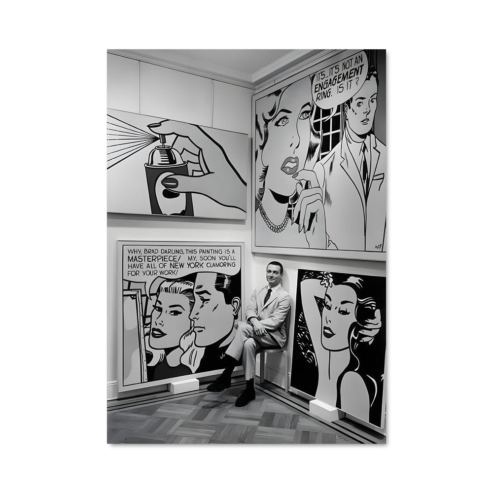 Poster Artiste en Réflexion