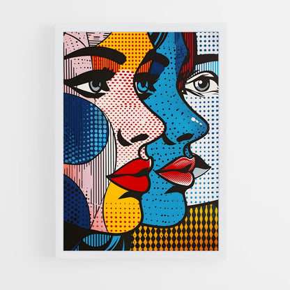 ap-roy lichtenstein-3 cadre Blanc