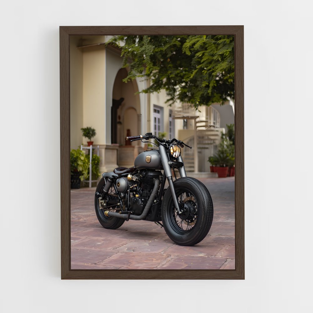 ap-royal enfield-5 cadre Bois foncé
