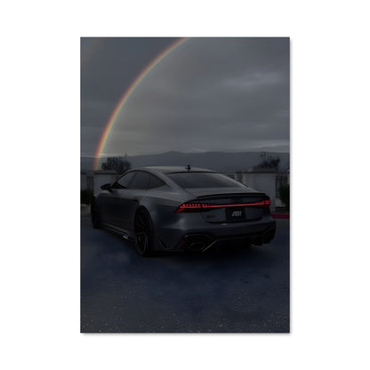 Poster Entre l'Arc-en-Ciel et la Route