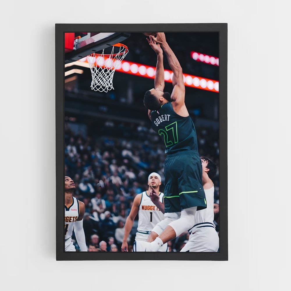 ap-rudy gobert-7 cadre Noir