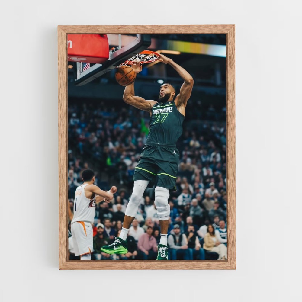 ap-rudy gobert-8 cadre Bois clair