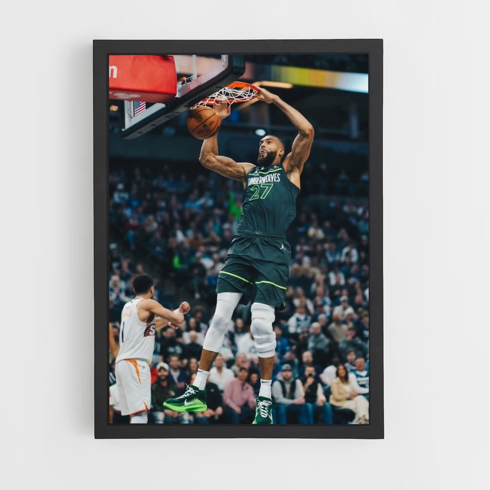 ap-rudy gobert-8 cadre Noir