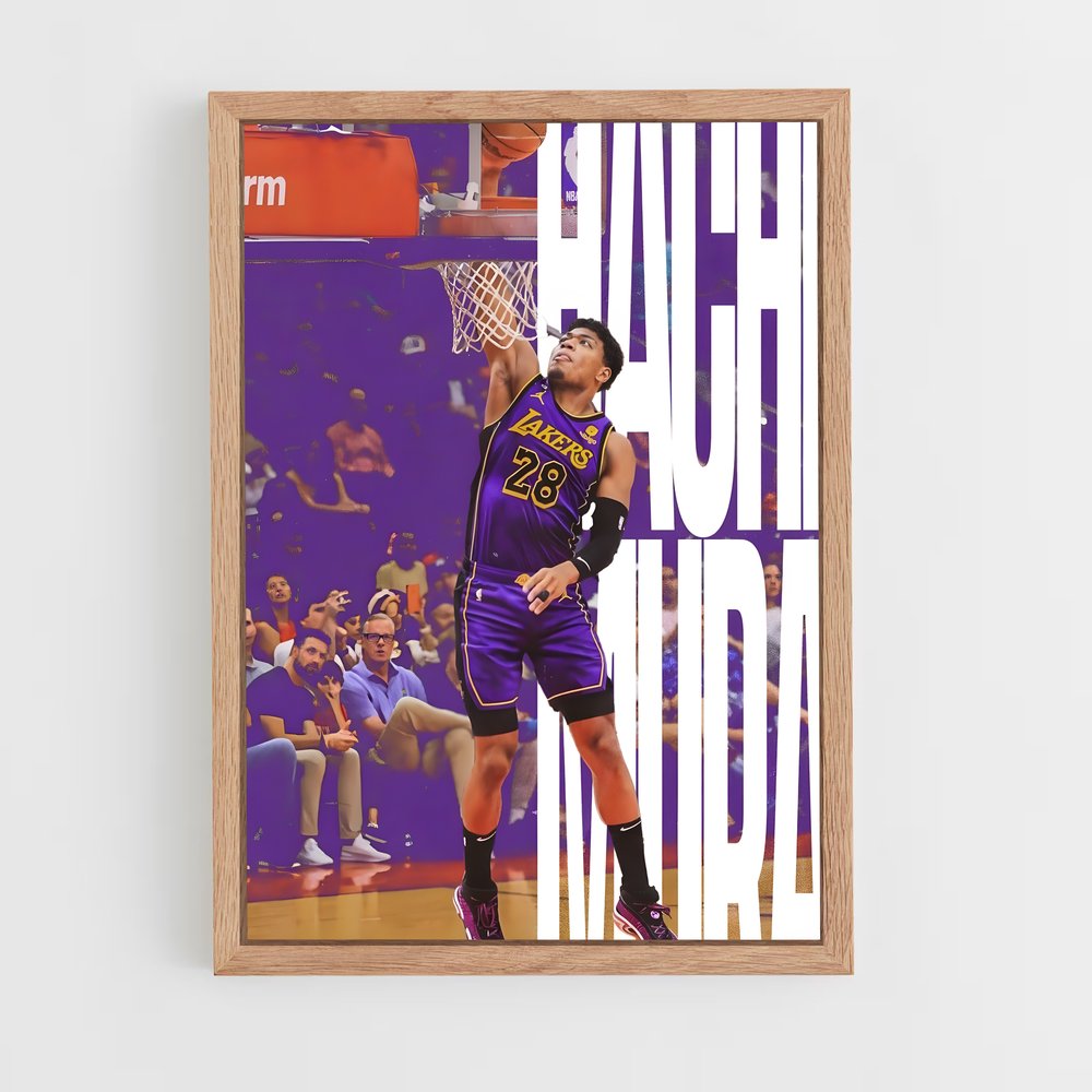 ap-rui hachimura-1 cadre Bois clair