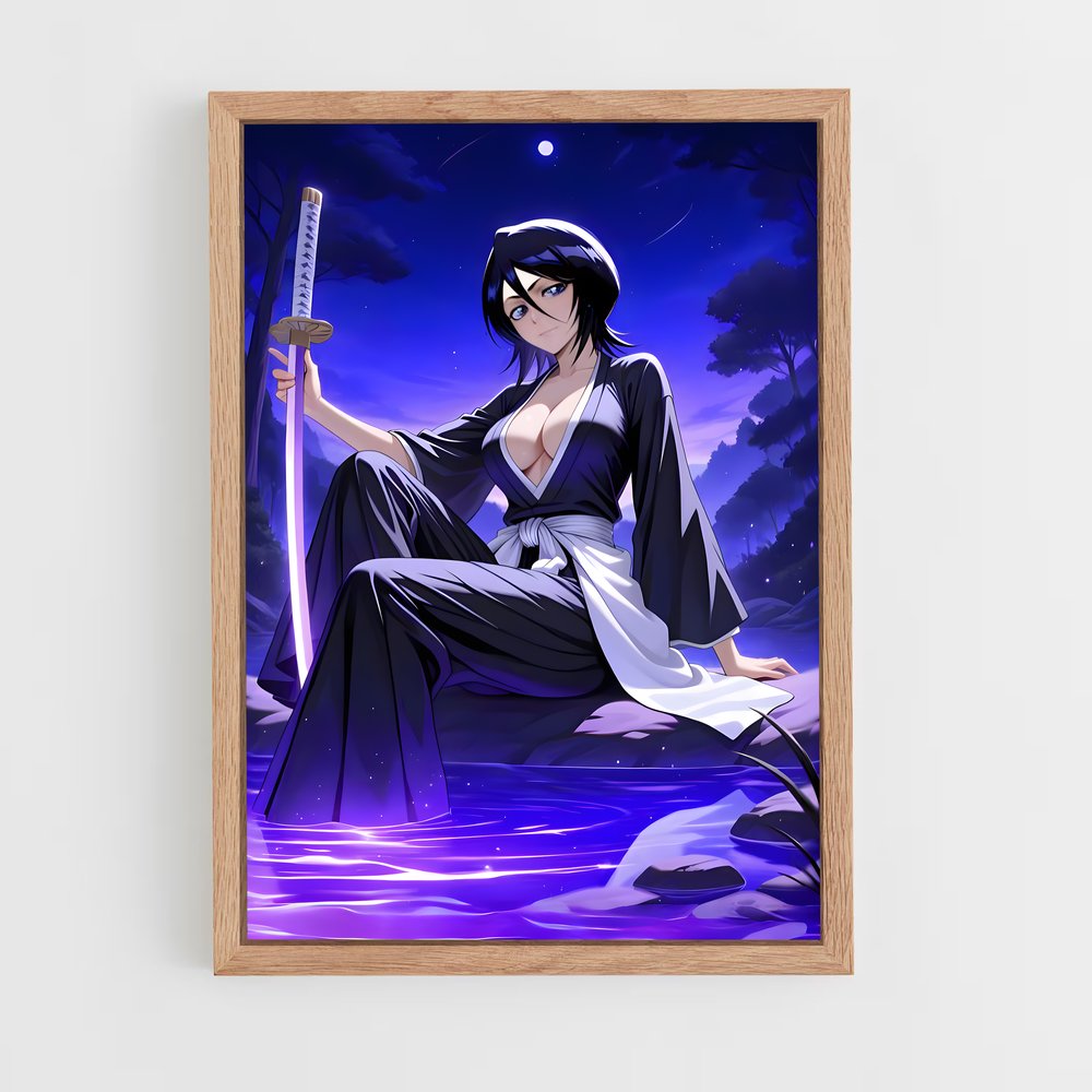 ap-rukia kuchiki-1 cadre Bois clair