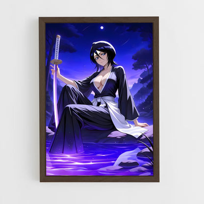 ap-rukia kuchiki-1 cadre Bois foncé