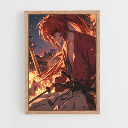 ap-rurouni kenshin-1 cadre Bois clair