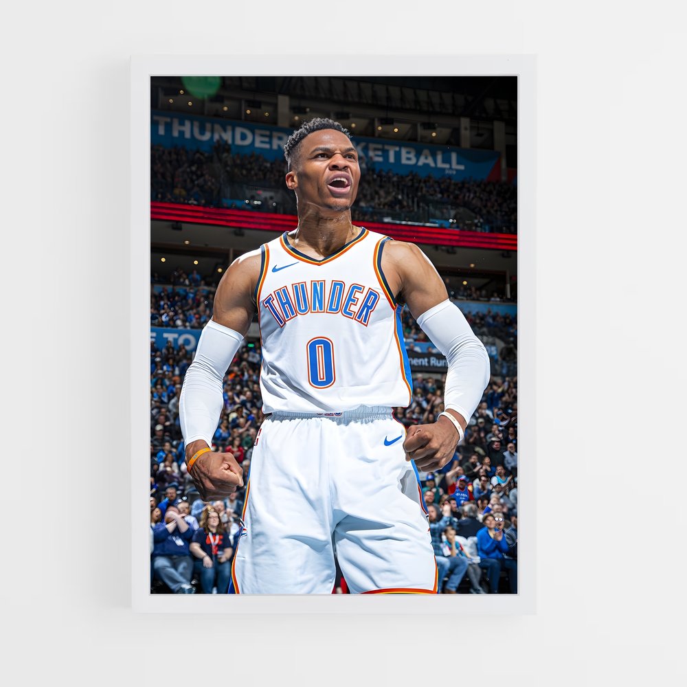 ap-russell westbrook-3 cadre Blanc