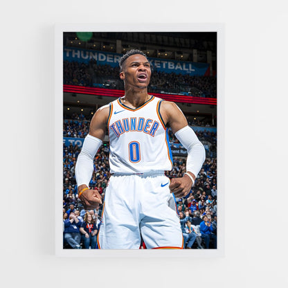 ap-russell westbrook-3 cadre Blanc