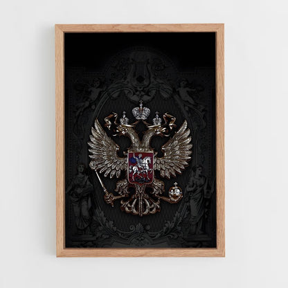 ap-russia flag-6 cadre Bois clair