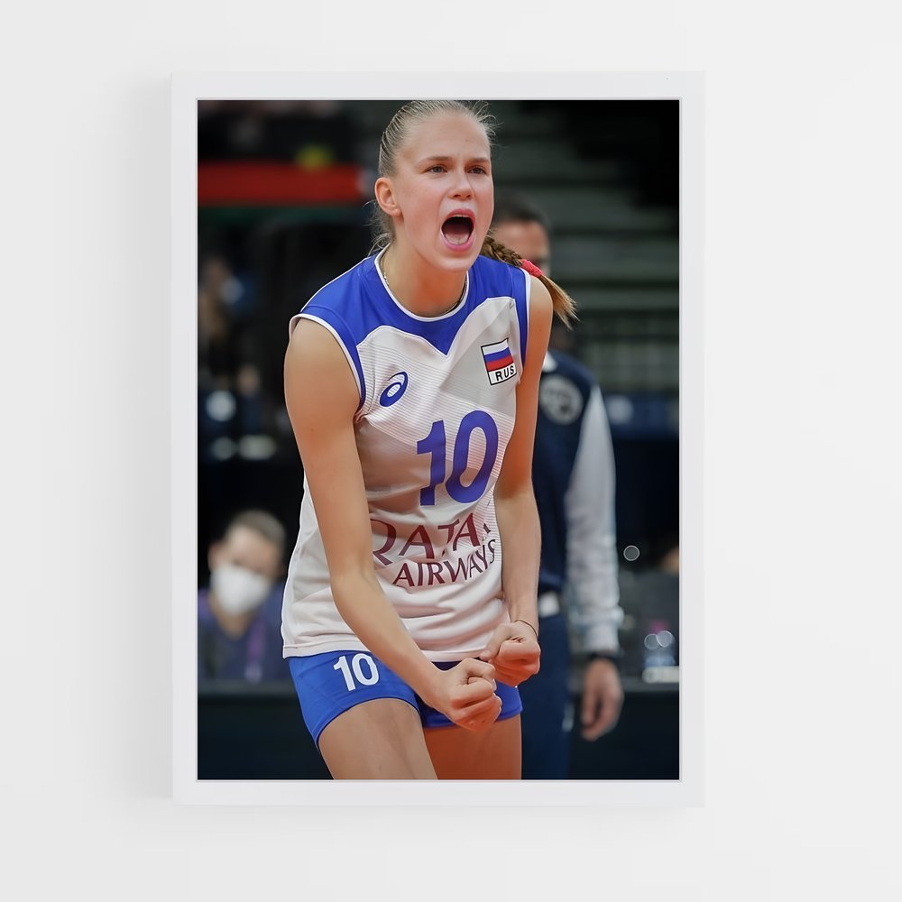 ap-russia national volleyball team-1 cadre Blanc