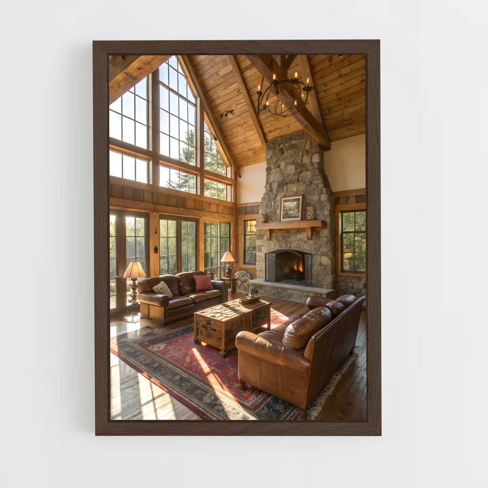 ap-rustic-6 cadre Bois foncé