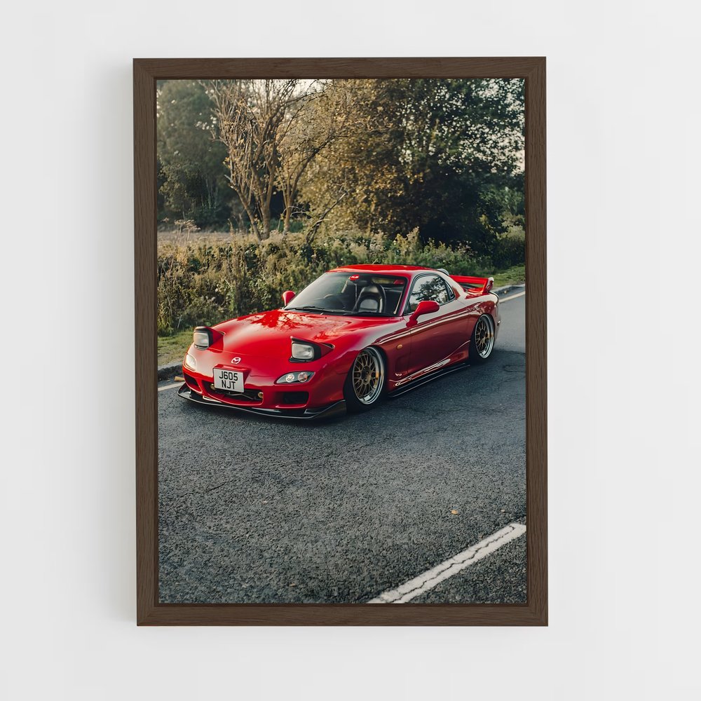 ap-rx-7 fd-1 cadre Bois foncé