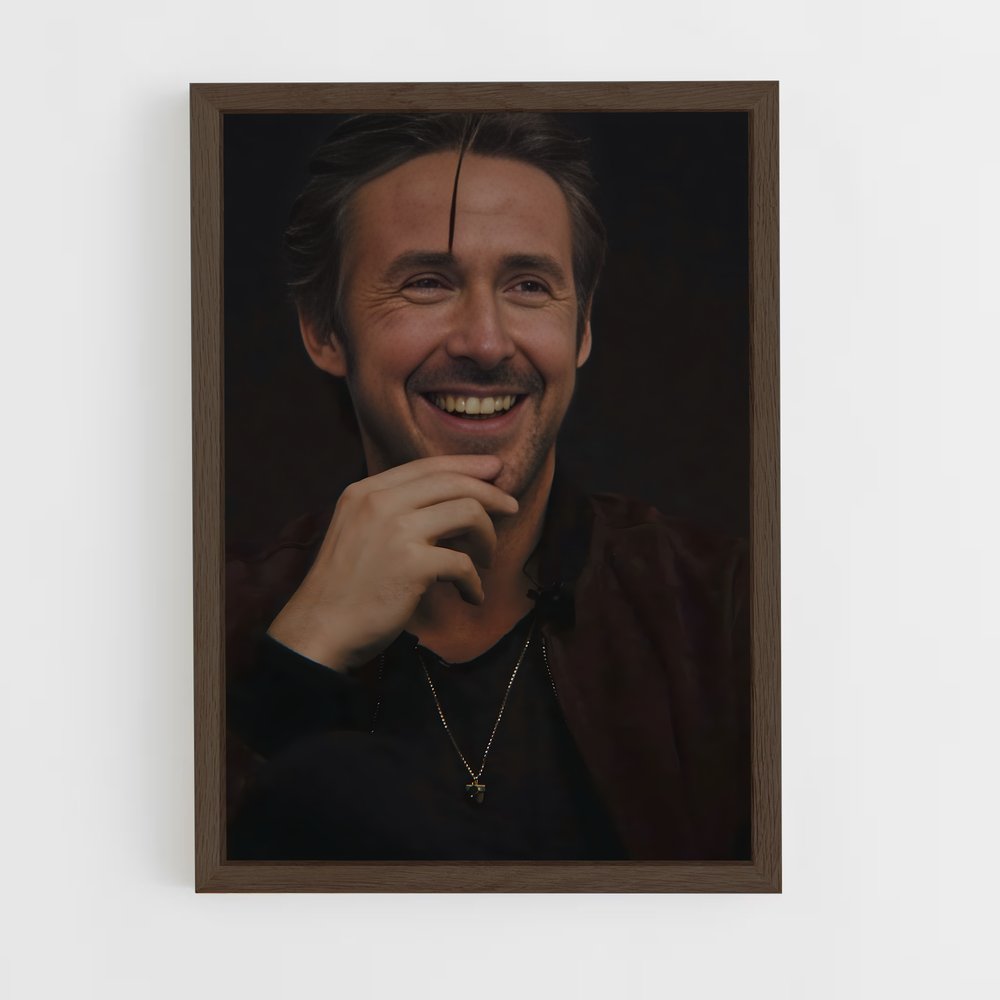 ap-ryan gosling-3 cadre Bois foncé